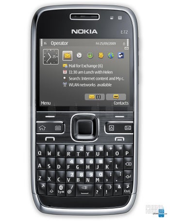 Nokia E72 US specs