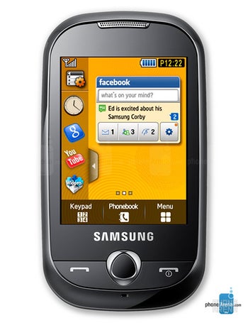 Samsung Corby S3650 specs