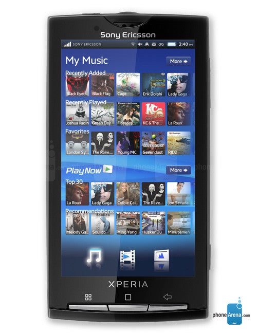 Sony Ericsson Xperia X10 specs PhoneArena