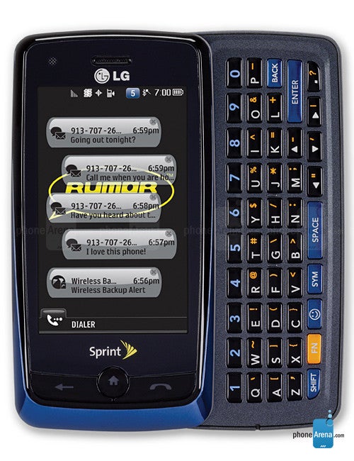 LG Rumor Touch specs PhoneArena