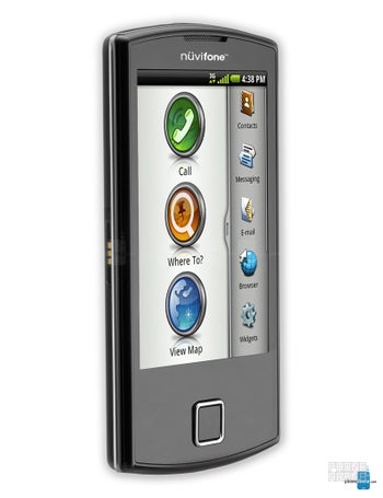 Garmin-Asus nuvifone A50 specs