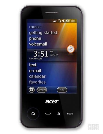Acer neoTouch P400 American version specs