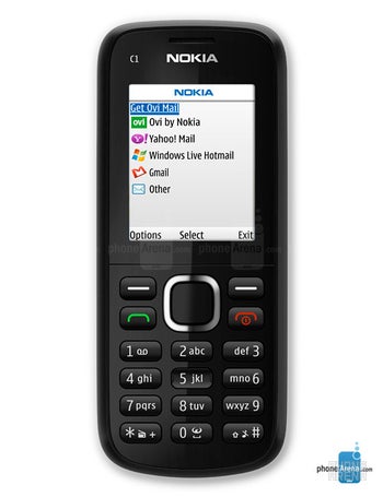 Nokia C1-02 American version specs