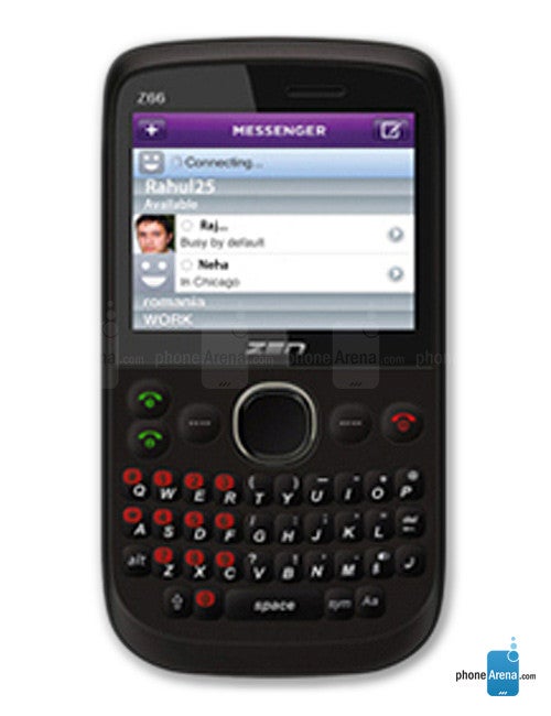 Zen Mobile Z66 specs PhoneArena
