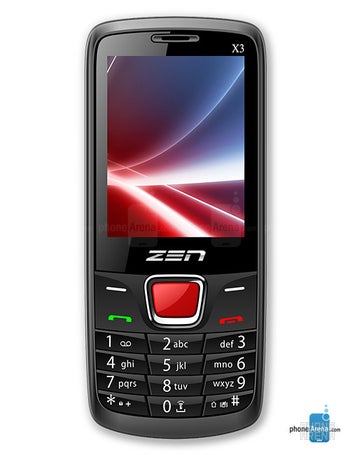 Zen Mobile X3 specs
