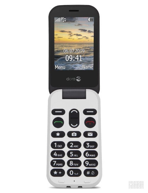 Mobile Phones Doro 6060 Black White 1000mah 2mp/3mp