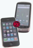 Apple iPhone 3GS and HTC Nexus One: side by side