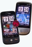 HTC Hero and HTC DROID ERIS: side by side