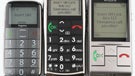Emporia LIFE Plus, TALK Premium and hagenuk fono e100: side by side