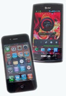 Samsung Captivate vs. Apple iPhone 4