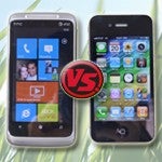 HTC Surround vs Apple iPhone 4