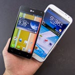 Samsung Galaxy Note II vs LG Optimus G
