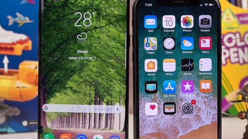 Apple iPhone X vs Samsung Galaxy Note 8
