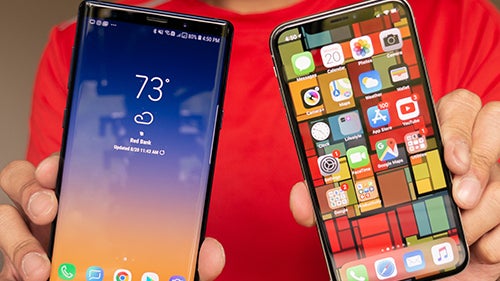 Samsung Galaxy Note 9 vs Apple iPhone X