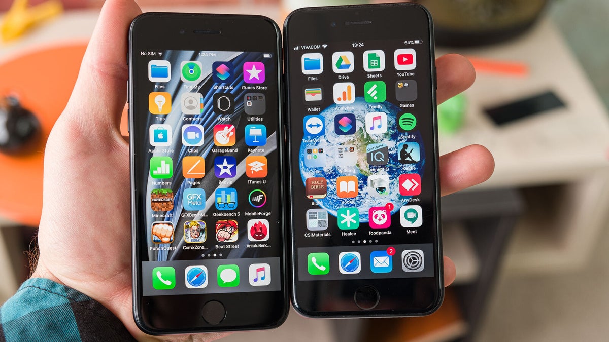 Apple iPhone SE (2020) vs iPhone 8 7 - PhoneArena
