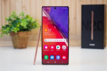 Ulasan Samsung Galaxy Note 20: perhiasan plastik
