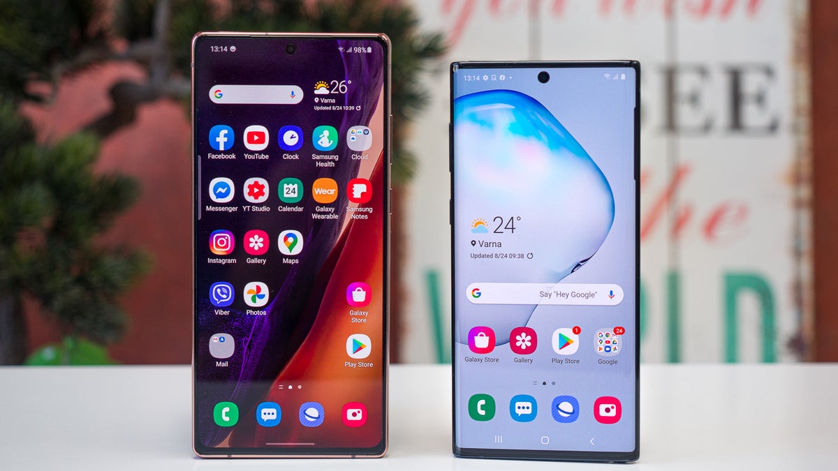 Samsung Galaxy Note 20 Vs Galaxy Note 10 Battle Of The “cheap” Notes Phonearena