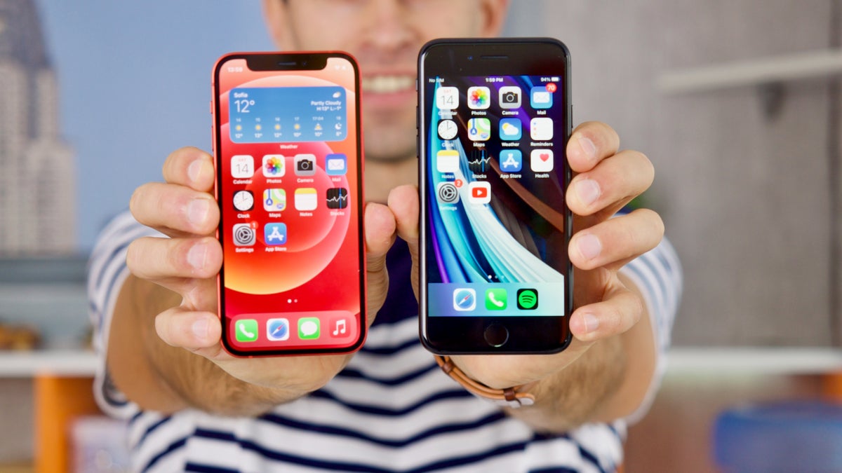 Apple iPhone 12 mini vs iPhone SE (2020) - PhoneArena