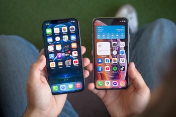 iphone 12 and 12 pro max size comparison