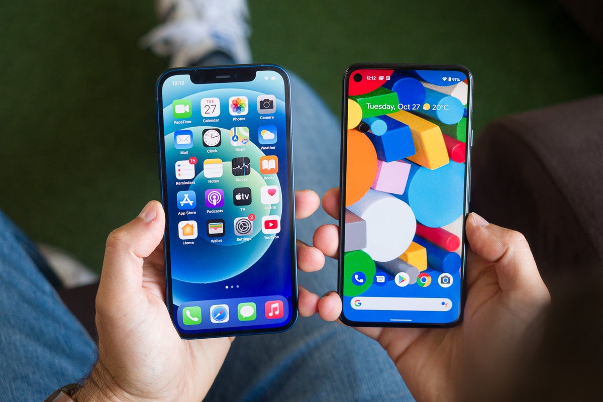 Apple iPhone 12 vs Google Pixel 5 - PhoneArena