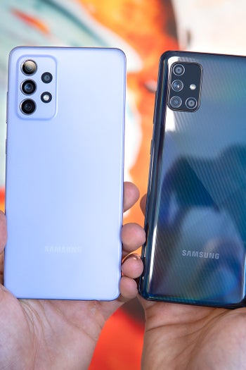 Samsung Galaxy A72 vs Galaxy A71 5G