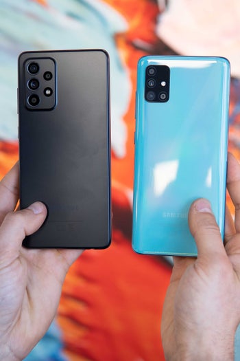 Samsung Galaxy A52 5G vs Galaxy A51 5G comparison