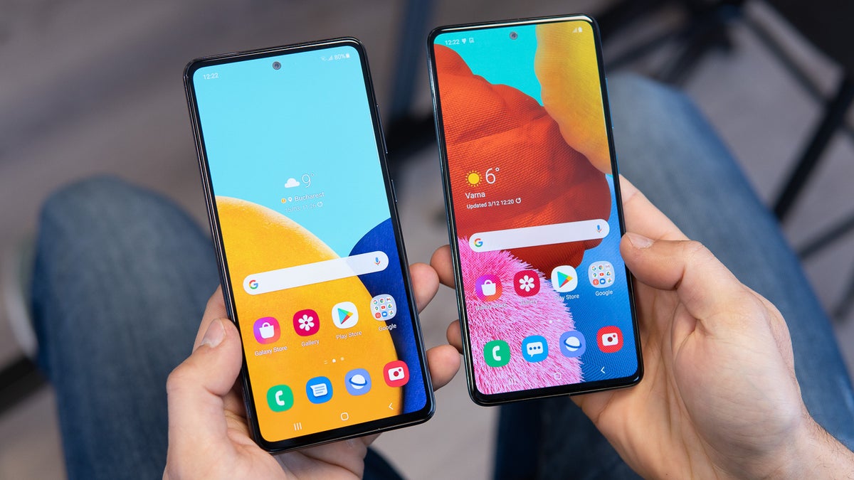 Samsung Galaxy A52 5G vs Galaxy A51 5G comparison