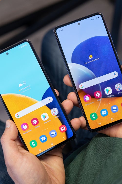 Samsung Galaxy A72 vs Galaxy A52 5G