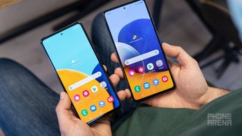 Samsung Galaxy A72 vs Galaxy A52 5G