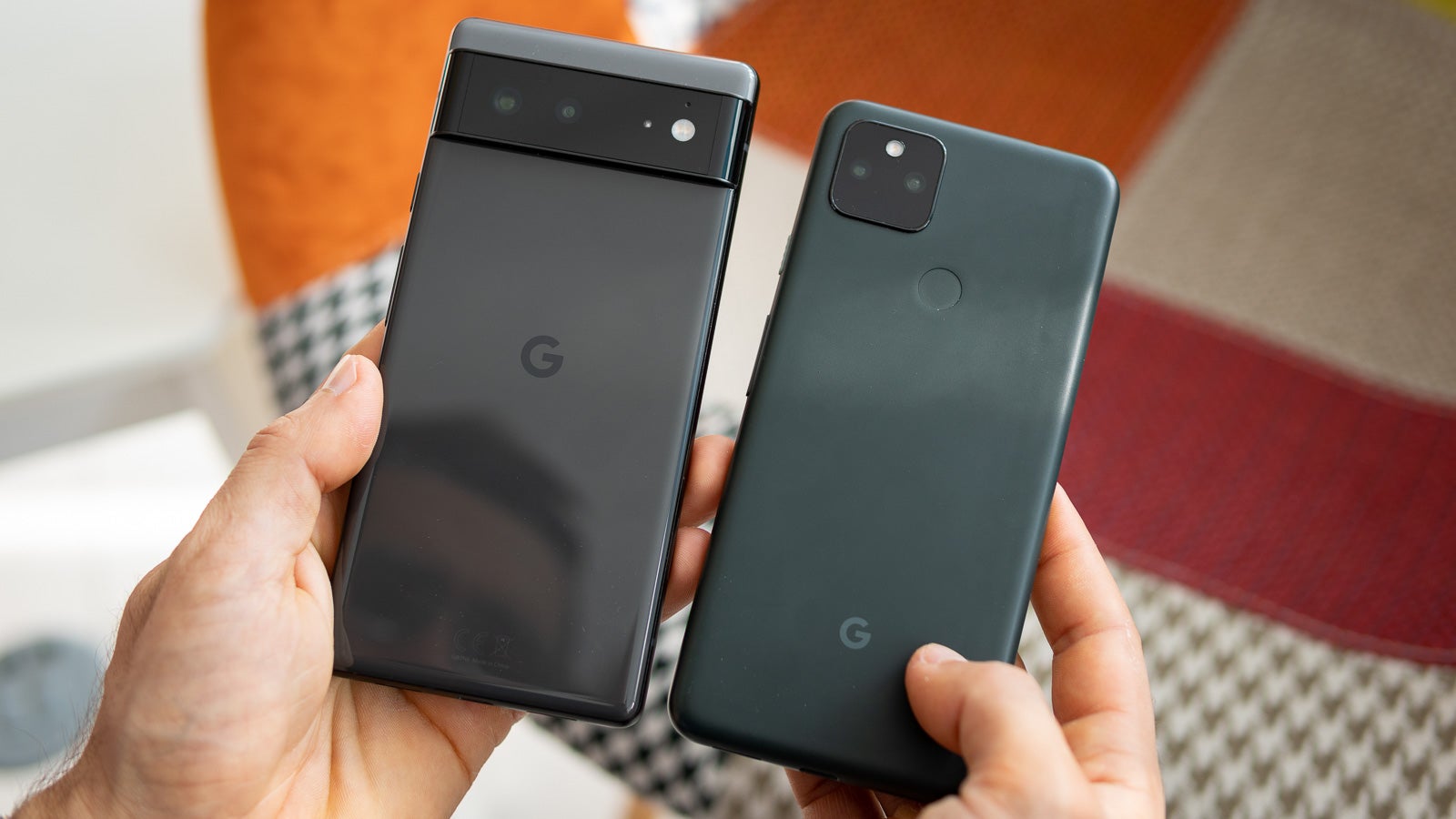 Google Pixel 6 vs Pixel 5a: main differences