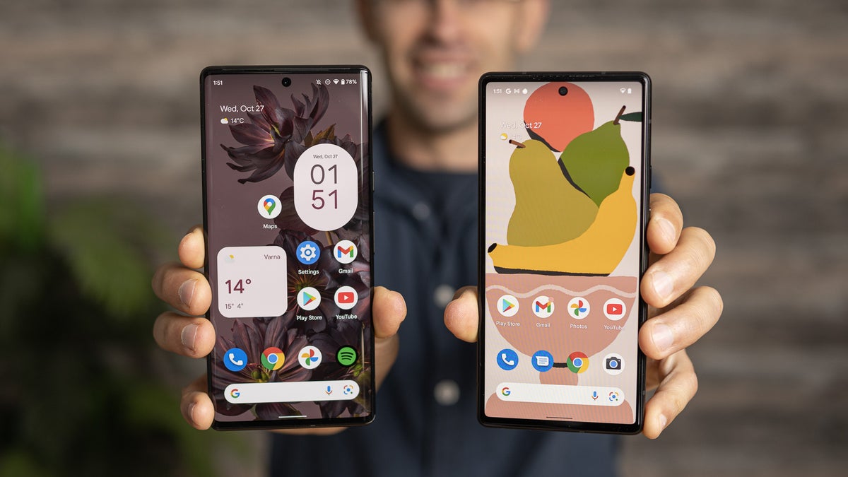 Google Pixel 6 vs Pixel 6 Pro PhoneArena