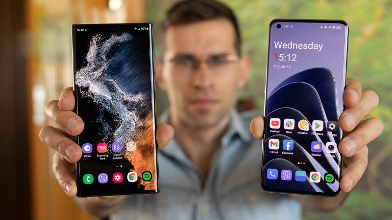 Samsung Galaxy S22 Ultra vs OnePlus 10 Pro