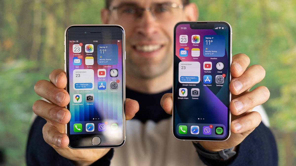 iPhone SE vs iPhone 13
