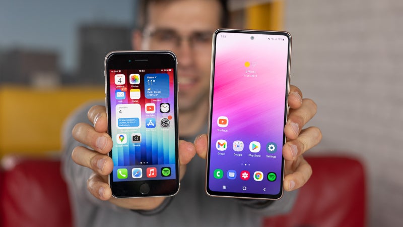 Аpple iPhone SE 2022 vs Samsung Galaxy A53