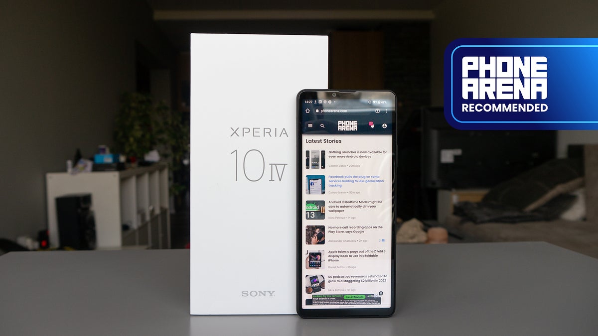Sony Xperia 10 IV 5G Smartphone – 128GB Black, Factory Unlocked, 6" Screen, 12MP Camera, Sim-Free Android