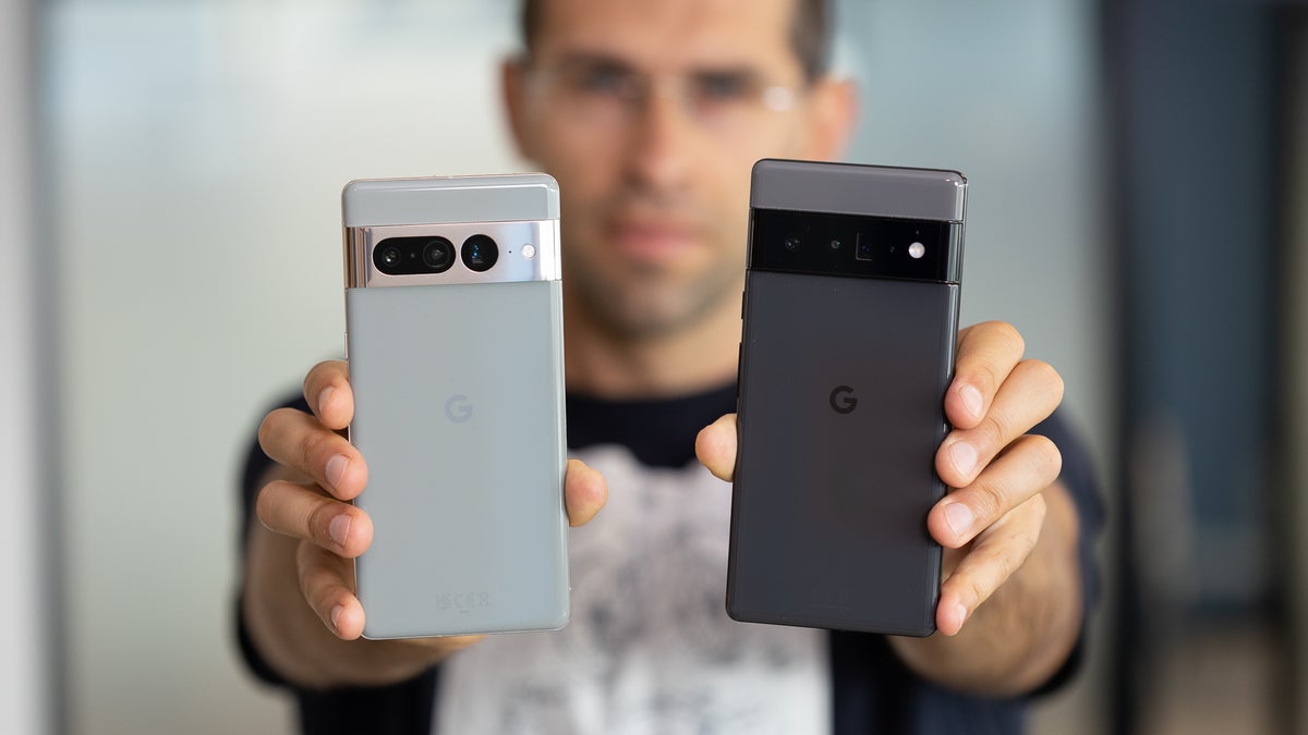 Google Pixel 7 Pro vs Google Pixel 6 Pro - PhoneArena