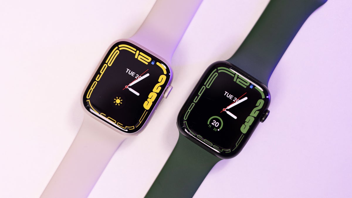 Apple Watch Series 7 41mm 45mm GPS + WiFi + Cellular Blue Black Green  Starlight