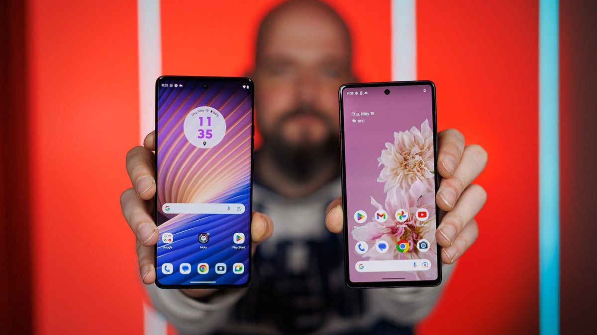Motorola Edge 40 vs Google Pixel 7: style versus camera