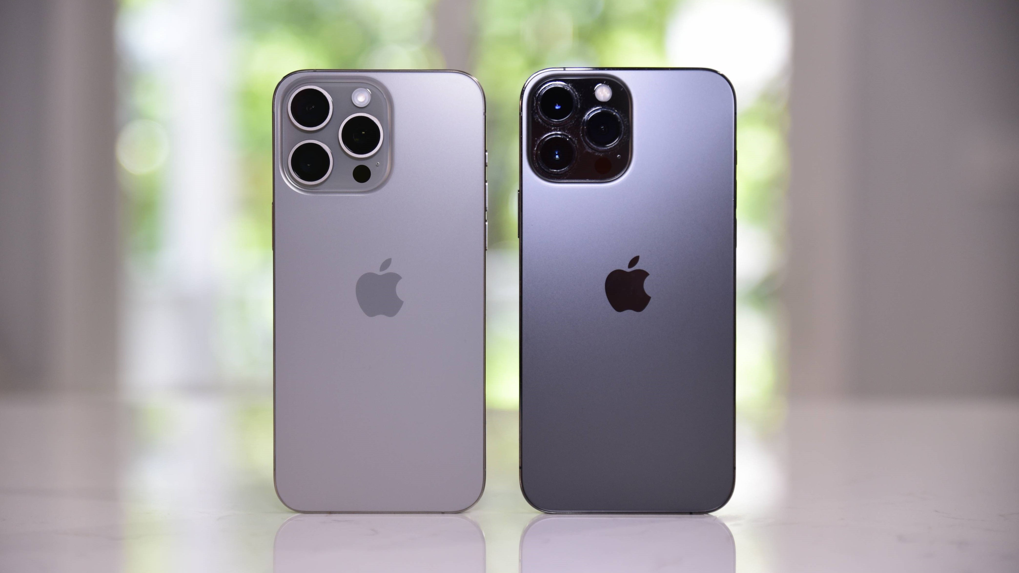 compare iphone 13 pro max and 15 pro max specs