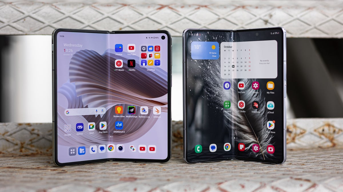 Samsung Galaxy Z Fold 5 vs OnePlus Open: Hold some, fold some - PhoneArena