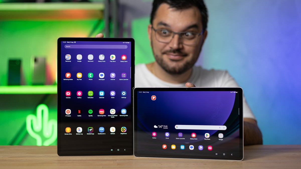 Samsung Galaxy Tab S9 Plus vs Galaxy Tab S9: It's just a matter of size,  really - PhoneArena