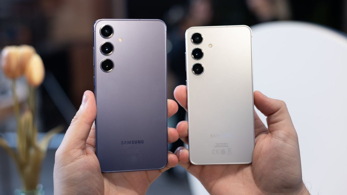 Samsung Galaxy S24 (128GB) Smartphone marble gray