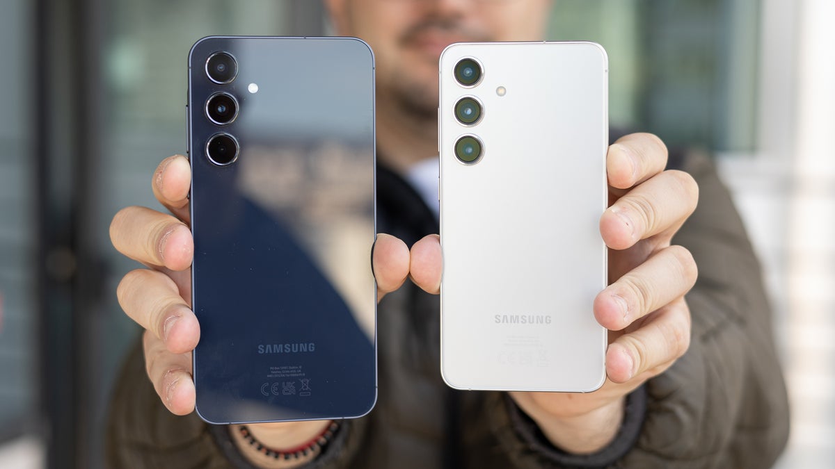 Samsung Galaxy A55 5G vs Galaxy S24: Formulaic mid-ranger meets a proper flagship