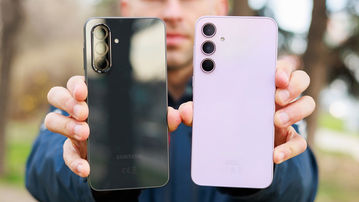 Galaxy A36 and Galaxy A35 side by side