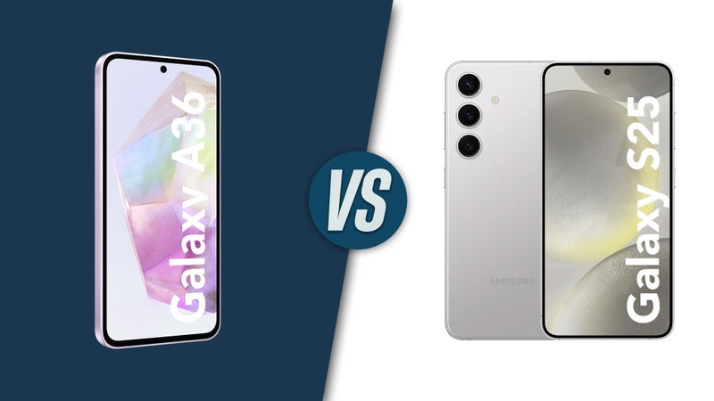 Samsung Galaxy A36 5G vs Galaxy S25: Predestined outcome