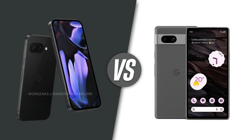 Pixel 9a vs Pixel 7a preliminary comparison: Just two years, but the evolution is massive