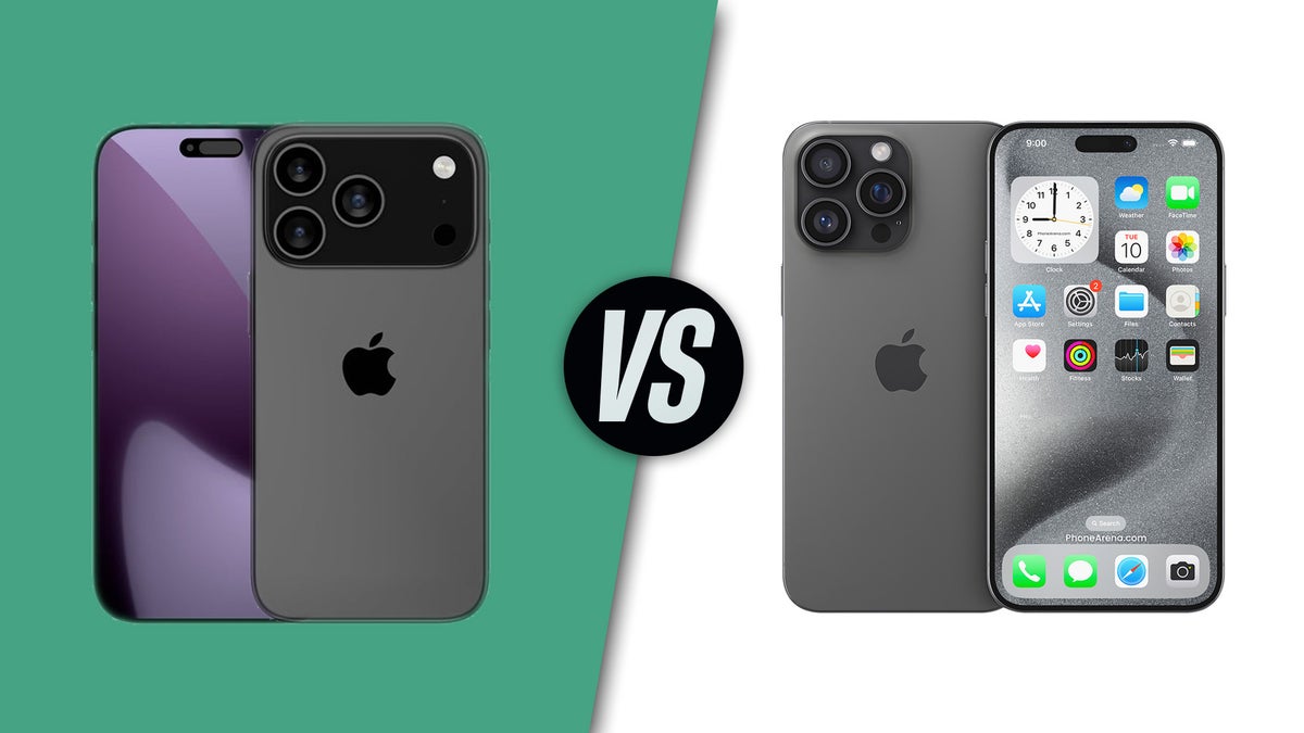 iPhone 17 Pro Max next to iPhone 16 Pro Max