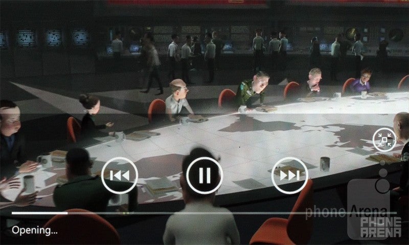 Watching videos on the Samsung Omnia W - Samsung Omnia W Preview