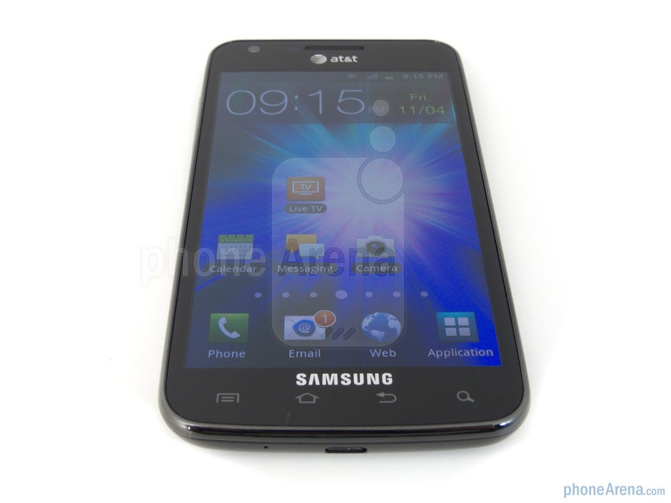 The Samsung Galaxy S II Skyrocket packs a 4.5" WVGA Super AMOLED Plus display - Samsung Galaxy S II Skyrocket Review
