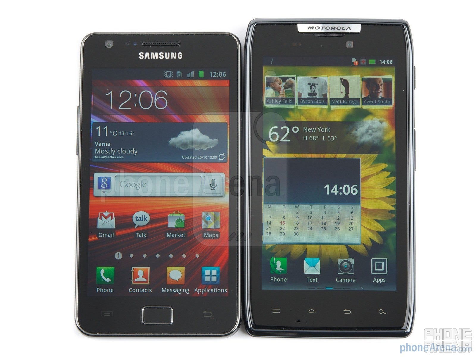 Motorola DROID RAZR vs Samsung Galaxy S II